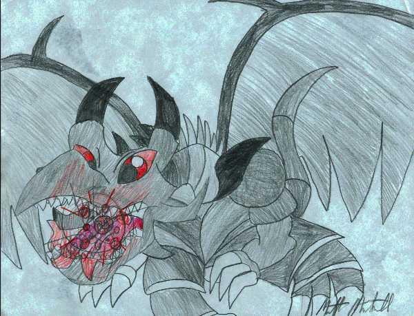 Red Eyes Toon Dragon